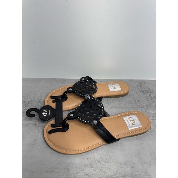 DV‎ by Dolce Vita Sandals Size 5 Medallion Black Summer Shoes NEW - Picture 4 of 9